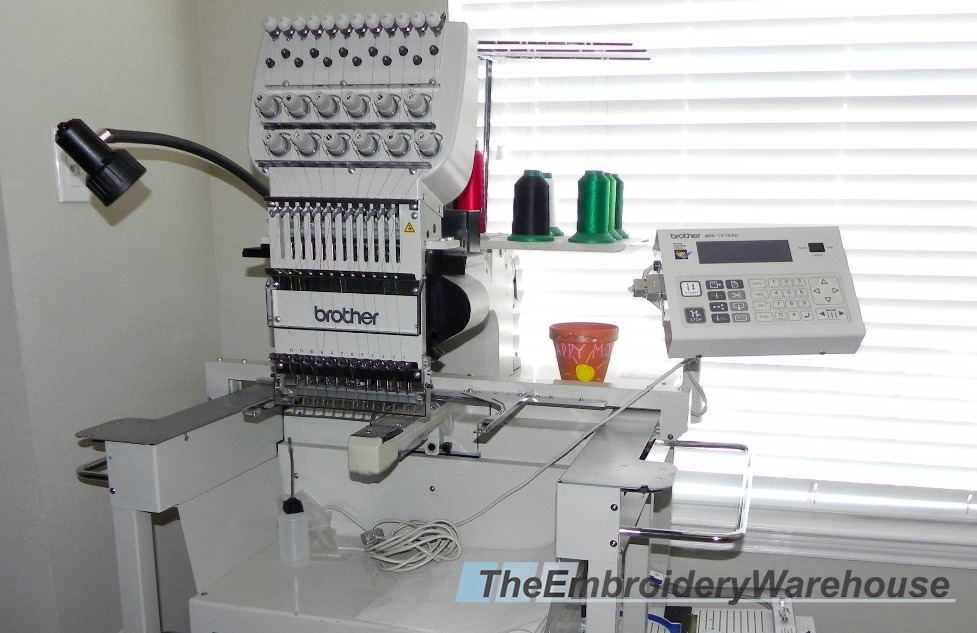 ID#1455 - Brother BES 1216 AC Commercial Embroidery Machine.  Year 2002 : 1 : 12 - www.TheEmbroideryWarehouse.com